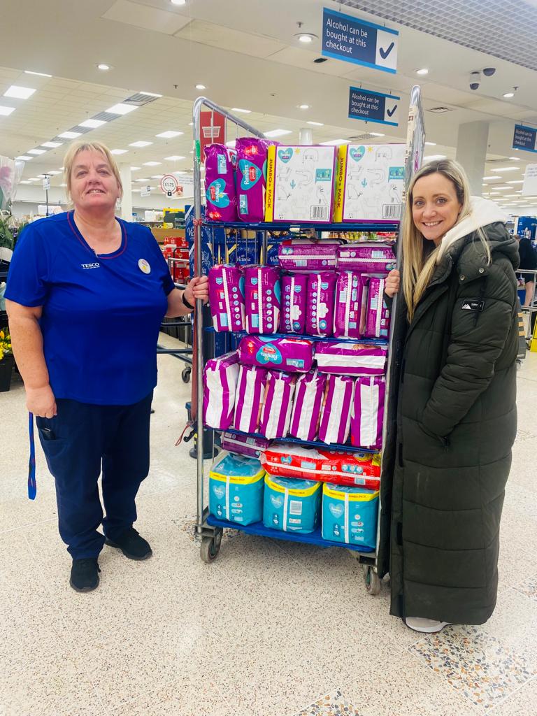 Life Reach team packing donations